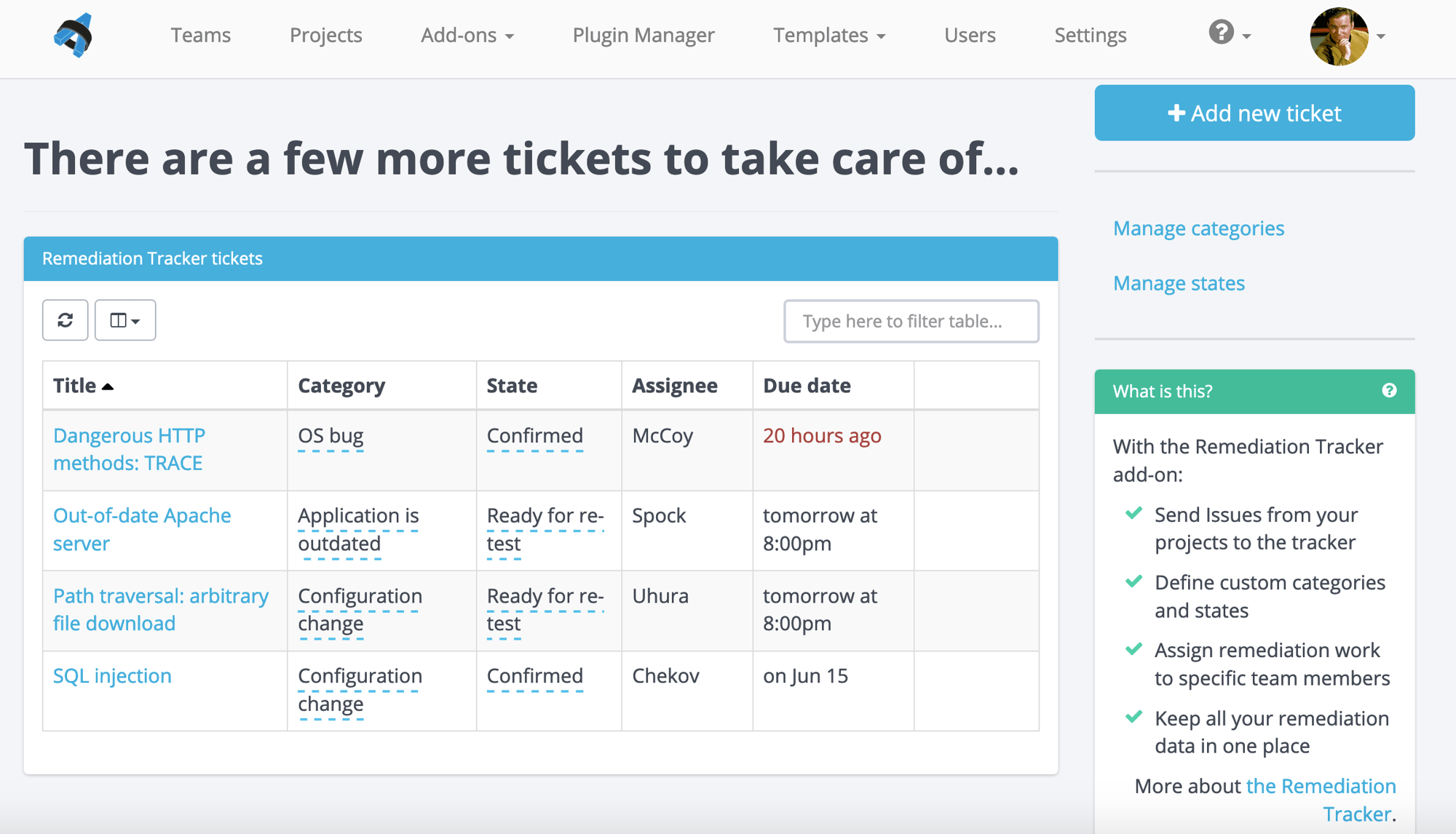 remediation-tracker